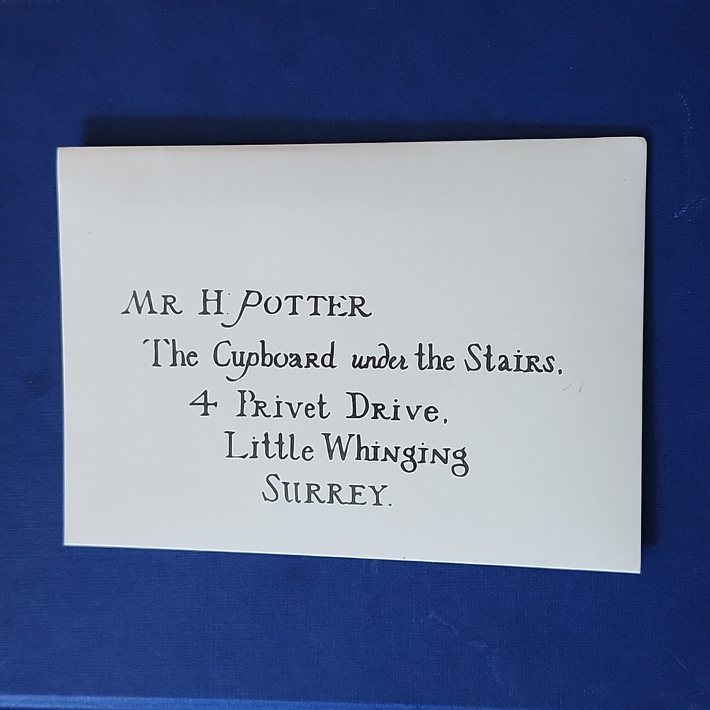 Harry Potter letter replica
